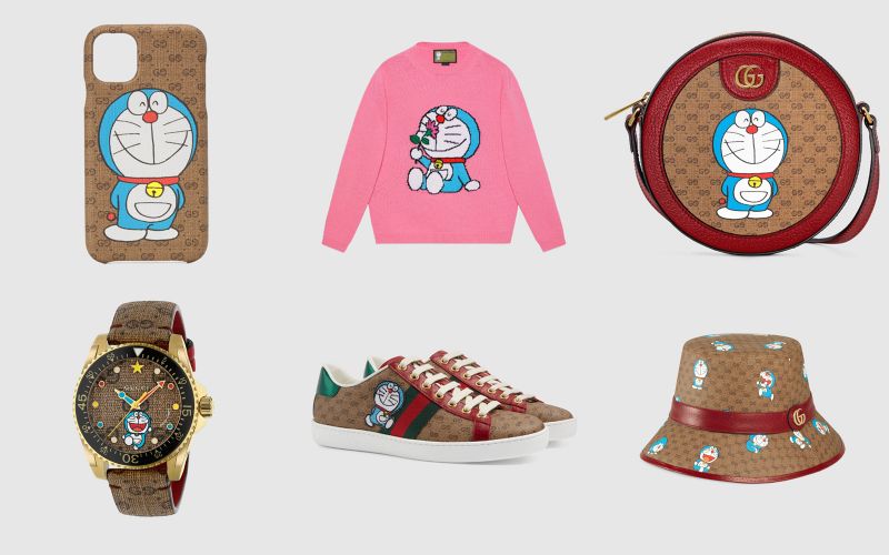 BST DORAEMON x GUCCI